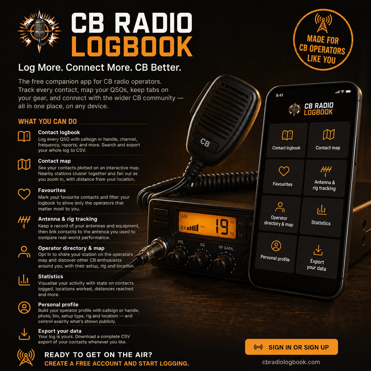 Welcome to CB Radio Logbook